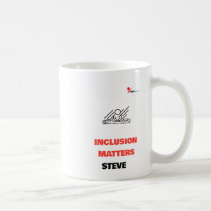 Caneca De Café Inclusão Importa Orgulho da Deficiência Personaliz
