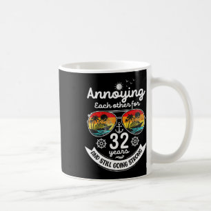 Caneca De Café Incomodando um ao Outro 32 Anos 32º Aniversário de