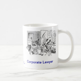 Caneca de café incorporada inoperante do advogado
