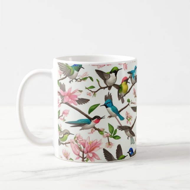 Caneca De Café incorporando aves design (Esquerda)