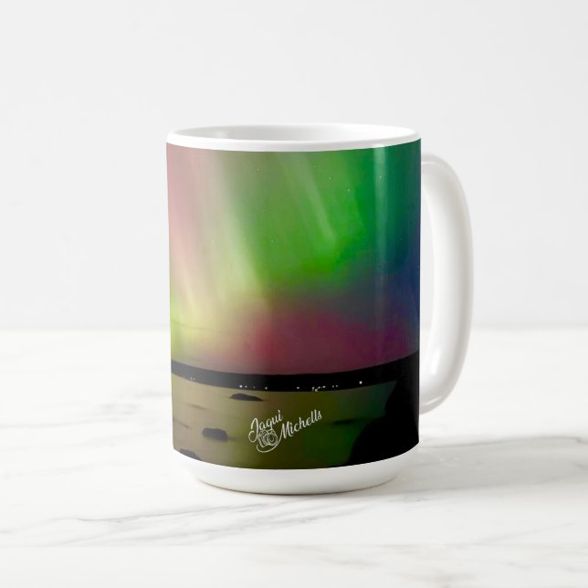 Caneca De Café Incredible Aurora Borealis Northern Lights Mug (Frente Esquerda)