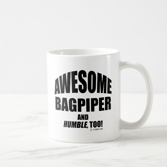 Caneca De Café Incrível Bagpiper (Direita)