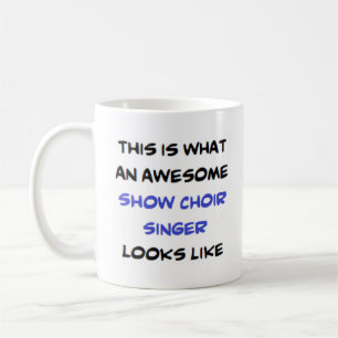 Caneca De Café incrível cantor do coro show