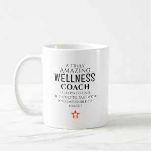 Caneca De Café Incrível Coach de Bem-Estar Difícil de Encontrar P