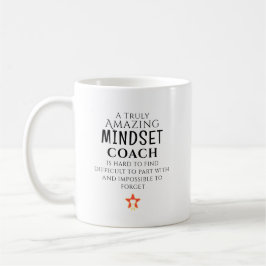 Caneca De Café Incrível Coach de Mentalidade Difícil de Encontrar