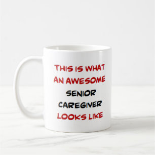 Caneca De Café incrível cuidador de mais velho
