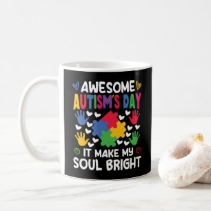 Caneca De Café Incrível Dia do Autismo Faz a minha alma brilhar