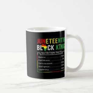 Caneca De Café Incrível Dia dos Pais Rei Negro Melanina Juneteent
