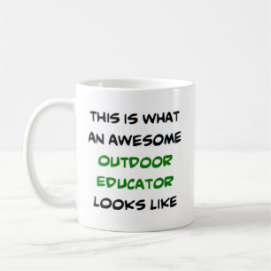 Caneca De Café incrível educador ao ar livre