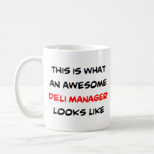 Caneca De Café incrível gerente de deli