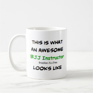 Caneca De Café incrível instrutor bjj