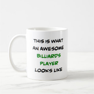 Caneca De Café incrível jogador de bilhar