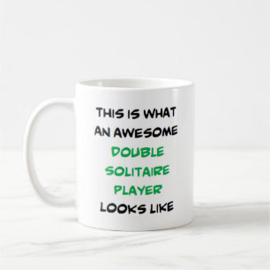 Caneca De Café incrível jogador duplo solitário
