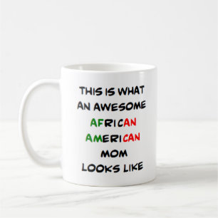 Caneca De Café incrível mãe africana-americana