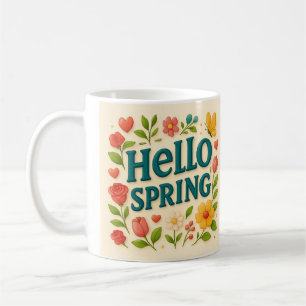 Caneca De Café Incrível Primavera Floral
