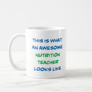 Caneca De Café incrível professor de nutrição Mug