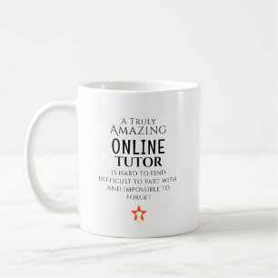 Caneca De Café Incrível Professor Online Difícil de Encontrar Per