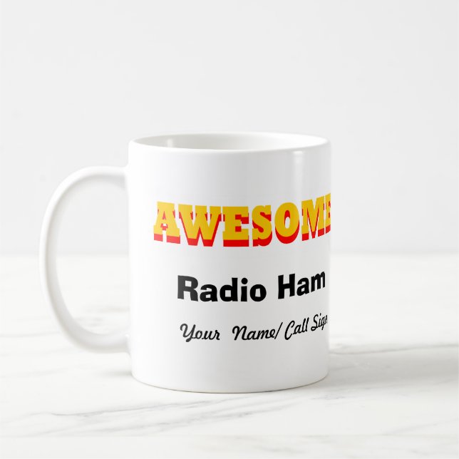 Caneca De Café Incrível Radio Ham (Esquerda)
