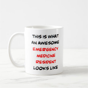Caneca De Café incrível residente em medicina de emergência