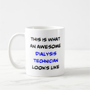 Caneca De Café incrível técnico em dialsyis