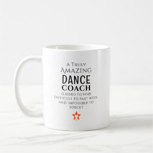 Caneca De Café Incrível Treinador de Dança Difícil de Encontrar P
