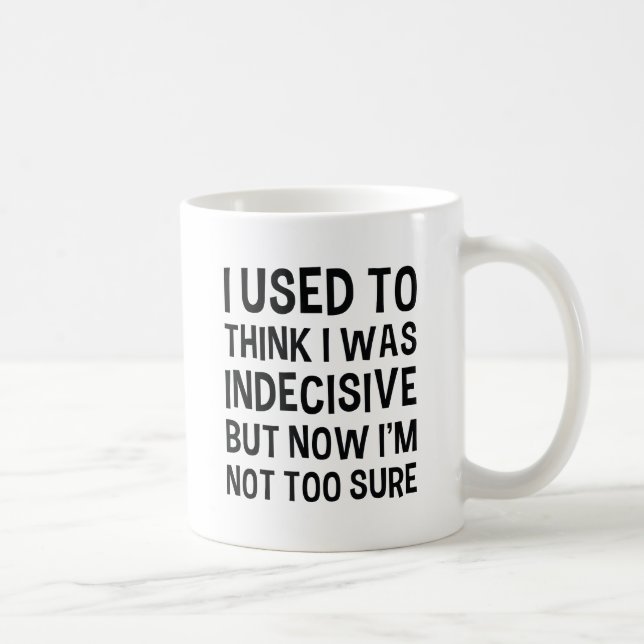 Caneca De Café Indeciso (Direita)