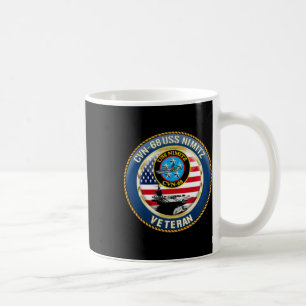 Caneca De Café Independência Uss Cv-62 Transportadora Veteran Fl