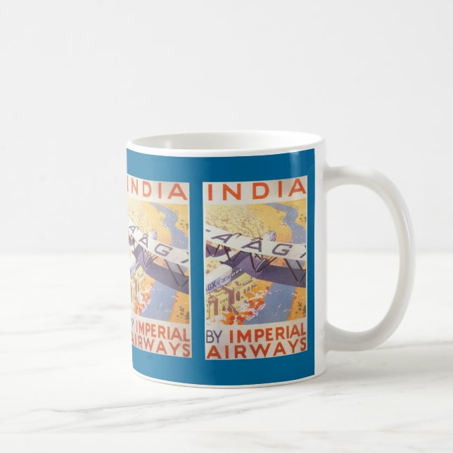 Caneca De Café Índia por Imperial Airways (Direita)