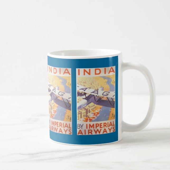 Caneca De Café Índia por Imperial Airways (Direita)