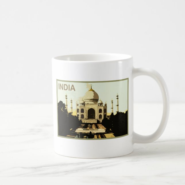 Caneca De Café India Taj Mahal (Direita)