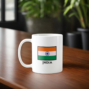 Caneca De Café Indian Tricolor Tiranga