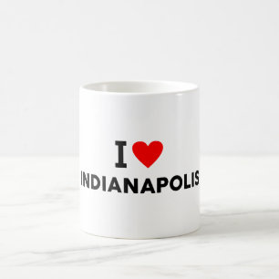 Caneca De Café Indianapolis Estados Unidos america EUA amor cidad