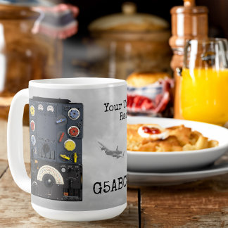 Caneca De Café Indicativo de chamada rádio WWII do T1154 R1155 La