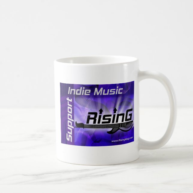 Caneca de café Indie da música do apoio (Direita)