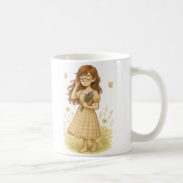 Caneca De Café Indie in Bloom Mug - Estético de Cottagecore