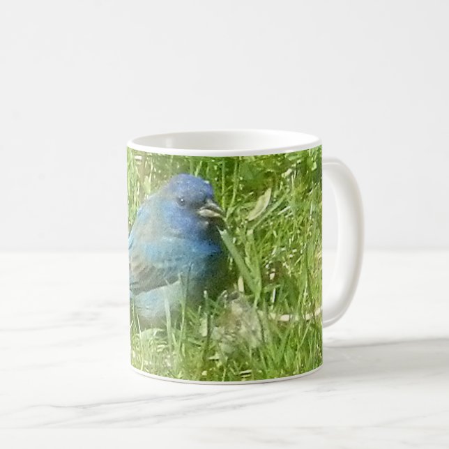 Caneca De Café Indigo Bunting Mug (Frente Esquerda)