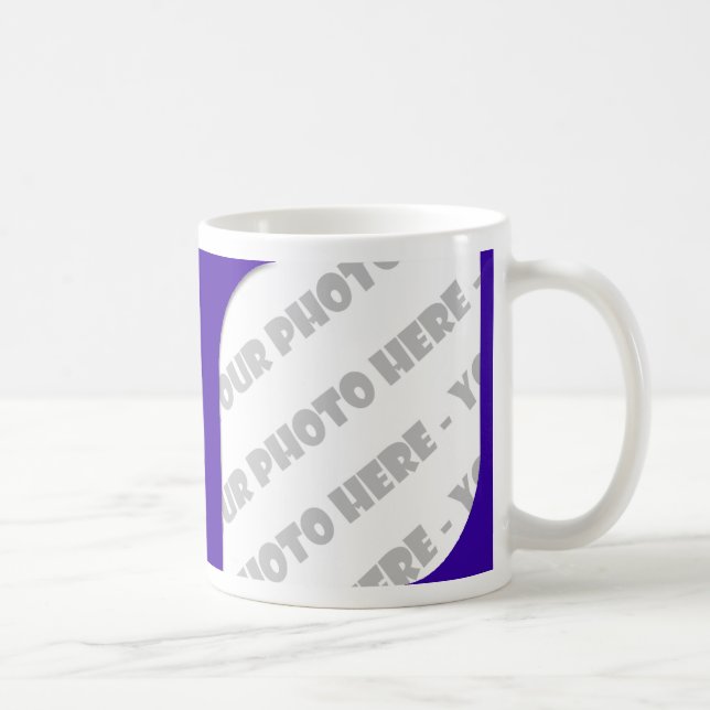 Caneca De Café Indigo Curva Fotografia Mug - Crie o seu (Direita)