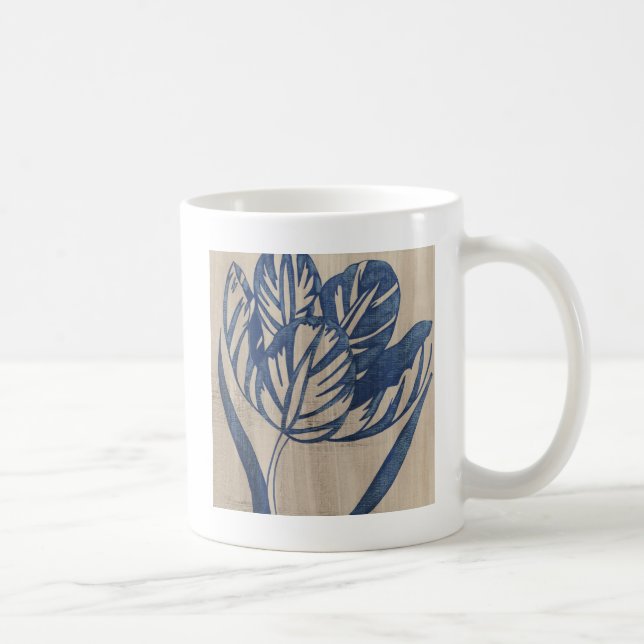 Caneca De Café Indigo Tulip (Direita)