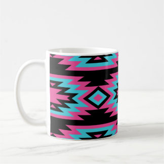 Caneca De Café Índio étnico-americano: Aztec Motifs.