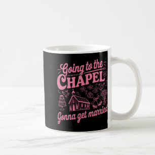 Caneca De Café Indo à Capela para Casar Despedida de Solteira