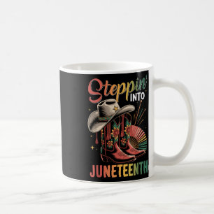 Caneca De Café Indo para a 19ª História Negra Cowgirl Boo