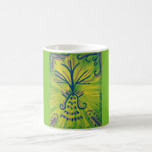 Caneca de café "industrial" do impressão da arte