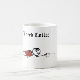 Caneca De Café ineedcoffee, eu preciso o café