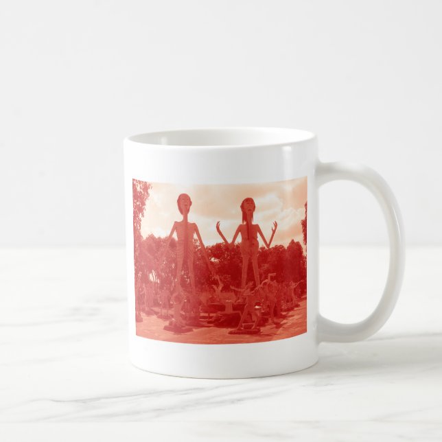 Caneca De Café Inferno budista... Tailândia (Direita)