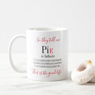 Caneca De Café Infinite Pie Pi Day