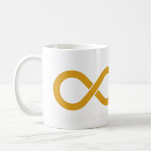 Caneca De Café Infinito Dourado utilitário
