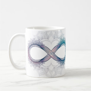 Caneca De Café Infinity Love Mandala Classic Mug - Symbo Eterno
