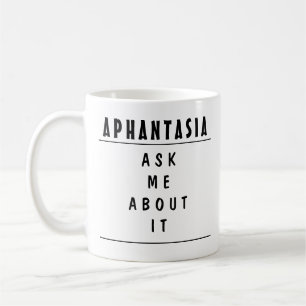 Caneca De Café Informações sobre Aphantasia Conversação Starter M