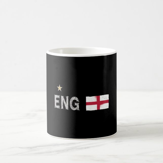 Caneca De Café Inglaterra Fan Shirt English Flag (Centro)