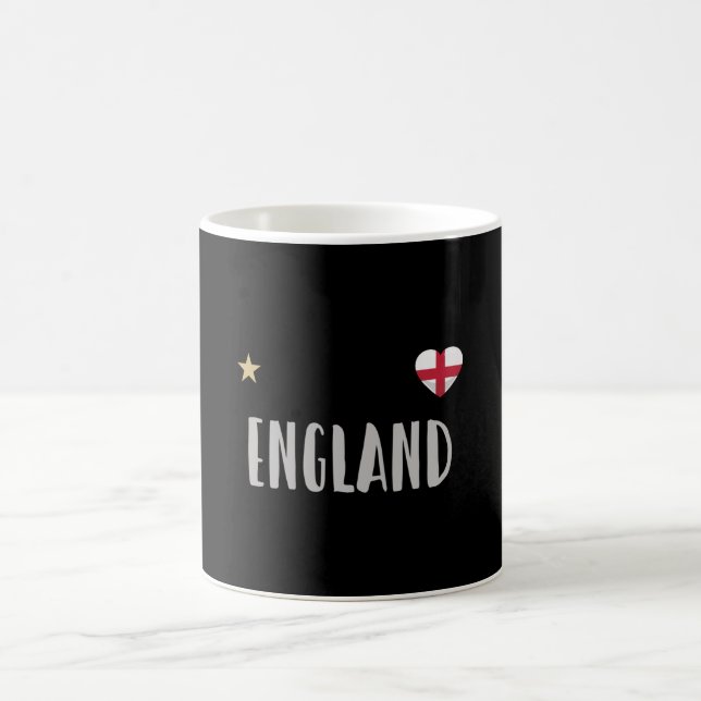 Caneca De Café Inglaterra Fan Shirt English Flag (Centro)